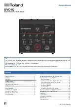 Preview for 1 page of Roland UVC-02 Owner'S Manual