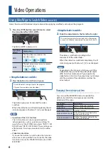 Preview for 6 page of Roland V-02HD Startup Manual