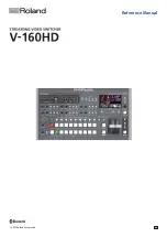 Roland V-160HD Reference Manual preview