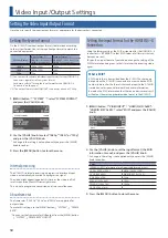 Preview for 12 page of Roland V-160HD Reference Manual