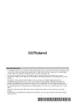 Preview for 40 page of Roland V-1SDI Owner'S Manual