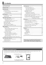 Preview for 2 page of Roland V-60HD Owner'S Manual