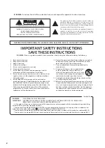 Preview for 2 page of Roland V-800HD MK II Owner'S Manual