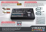 Preview for 2 page of Roland V-800HD MKII Specifications