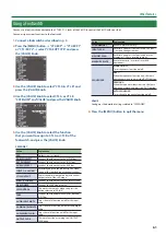 Preview for 61 page of Roland V-8HD Reference Manual