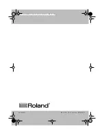 Предварительный просмотр 120 страницы Roland V-Accordion FR-1 Quick Start Manual