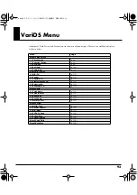 Preview for 93 page of Roland V-Card VC-1 Owner'S Manual