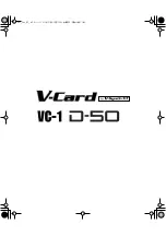 Preview for 3 page of Roland V-Card Owner'S Manual