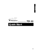 Preview for 21 page of Roland V-DRUMS TD-10 Owner'S Manual