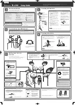 Preview for 1 page of Roland V-Drums TD-27KV Setup Manual