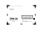 Preview for 55 page of Roland V-Drums TDW-20 Owner'S Manual