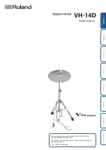 Preview for 1 page of Roland V-Drums VH-14D Owner'S Manual