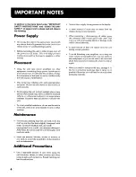 Preview for 4 page of Roland V-mixing station VM-3100 Owner'S Manual