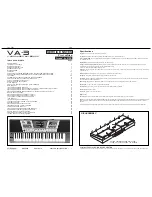 Roland Va-3 Service Notes preview