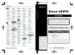 Roland VariOS User Manual preview