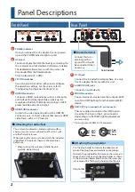 Предварительный просмотр 2 страницы Roland VC-1-DMX Owner'S Manual