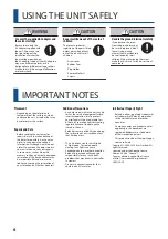 Preview for 6 page of Roland VC-1-DMX Owner'S Manual