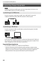 Preview for 24 page of Roland VC-30HD Owner'S Manual