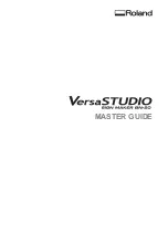 Предварительный просмотр 1 страницы Roland VersaStudio BR-20 Master Manual