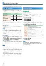 Preview for 22 page of Roland VERSELAB MV-1 Owner'S Manual