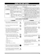 Preview for 3 page of Roland VGA-5 Owner'S Manual