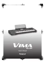 Roland VIMA RK-100 Owner'S Manual preview