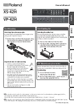 Preview for 1 page of Roland VP-42H Owner'S Manual