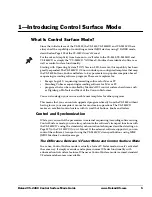 Preview for 5 page of Roland VS-2480CD Control Surface Mode Manual