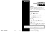 Preview for 52 page of Roland VS-880EX Quick Start Manual