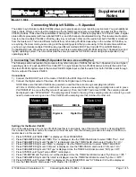 Preview for 1 page of Roland VXpanded VS-880 Supplemental Notes