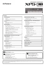 Roland XPS-30 Owner'S Manual preview