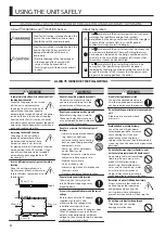 Preview for 4 page of Roland XS-62S Owner'S Manual