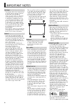 Preview for 6 page of Roland XS-62S Owner'S Manual