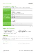 Preview for 8 page of ROLEC OCPP0410 Installation & Operation Manual