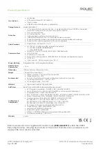 Preview for 14 page of ROLEC WALLPOD ROLEC4020B Installation & Operation Manual