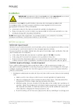 Preview for 17 page of ROLEC WALLPOD ROLEC4020B Installation & Operation Manual