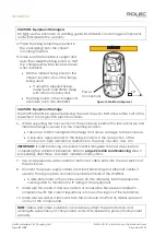 Preview for 22 page of ROLEC WALLPOD ROLEC4020B Installation & Operation Manual