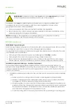 Preview for 20 page of ROLEC ZURA ROLEC3020B Installation & Operation Manual