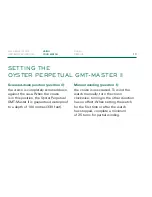 Предварительный просмотр 11 страницы Rolex GMT-Master II Owner'S Manual