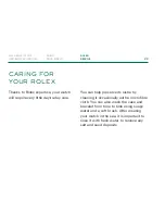 Предварительный просмотр 23 страницы Rolex GMT-Master II Owner'S Manual