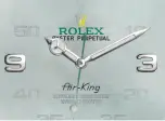 Предварительный просмотр 5 страницы Rolex OYSTER PERPETUAL AIR-KING Manual