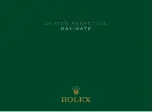 Предварительный просмотр 1 страницы Rolex OYSTER PERPETUAL DAY-DATE 40 Manual