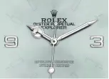 Предварительный просмотр 5 страницы Rolex Oyster Perpetual Explorer Manual