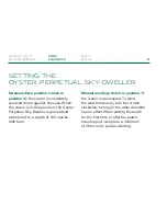 Предварительный просмотр 15 страницы Rolex Oyster Perpetual Sky-Dweller Manual