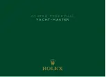 Предварительный просмотр 1 страницы Rolex OYSTER PERPETUAL YACHT-MASTER 37 Manual