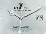 Предварительный просмотр 5 страницы Rolex Oyster Perpetual Yacht-Master Manual