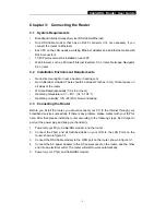 Preview for 9 page of Roline Cable/DSL Router User Manual