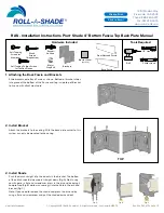 Roll-A-Shade Plus+ Installation Instructions preview