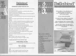 Предварительный просмотр 1 страницы Rollabind PBS 2000 Operating Instructions