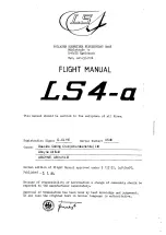 Rolladen-Schneider LS 4-a Flight Manual preview